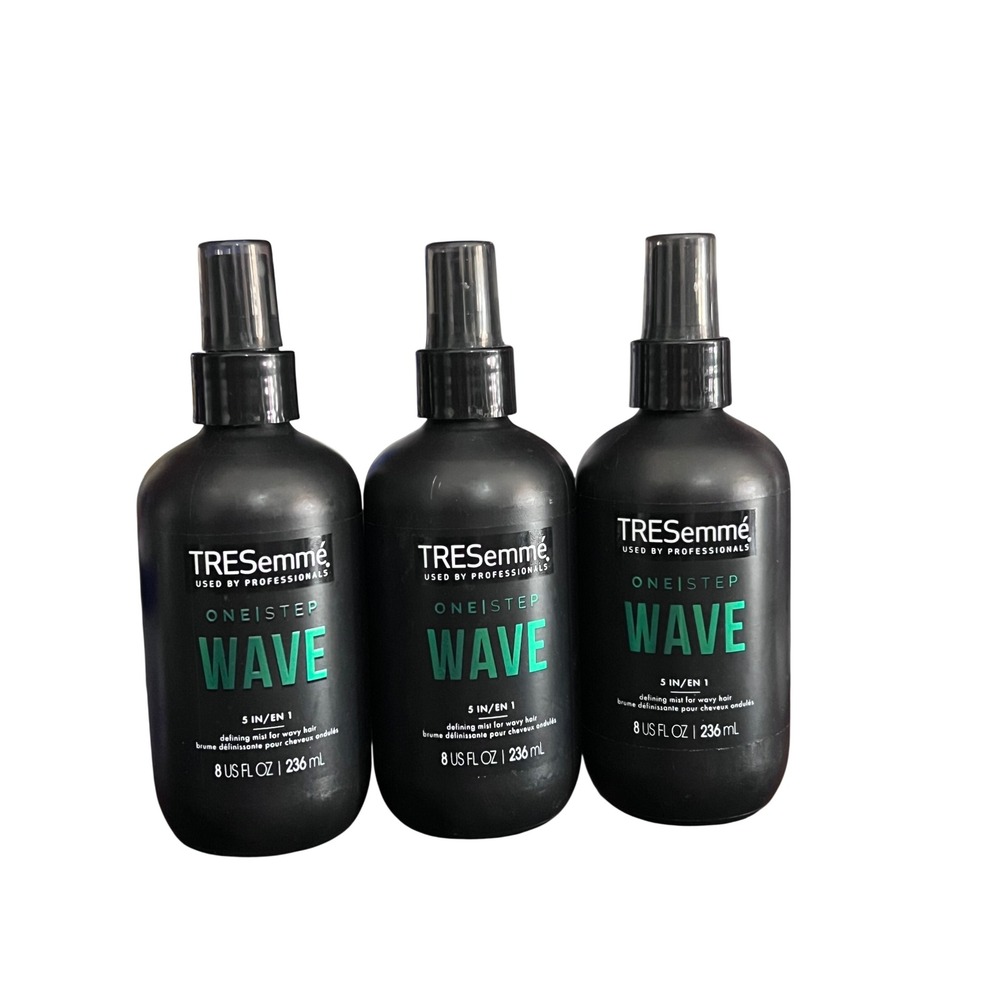 Lot of 3 TRESemme One Step Wave 5-in-1 Defining Mist for Wavy Hair 8oz Each